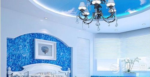 蓝白相间 温馨浪漫地中海绝美卧室装修